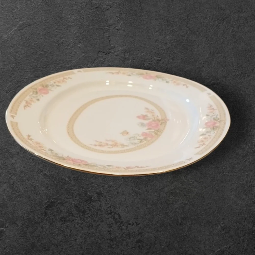 Rose Oval Serving Platter